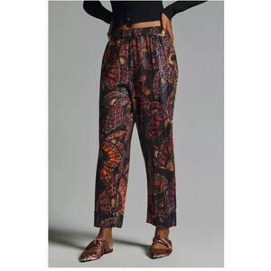 Colorful Butterfly Print Women's Pants